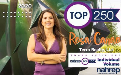 Recognized by Nahrep as Top 100 Individual Sales Volume